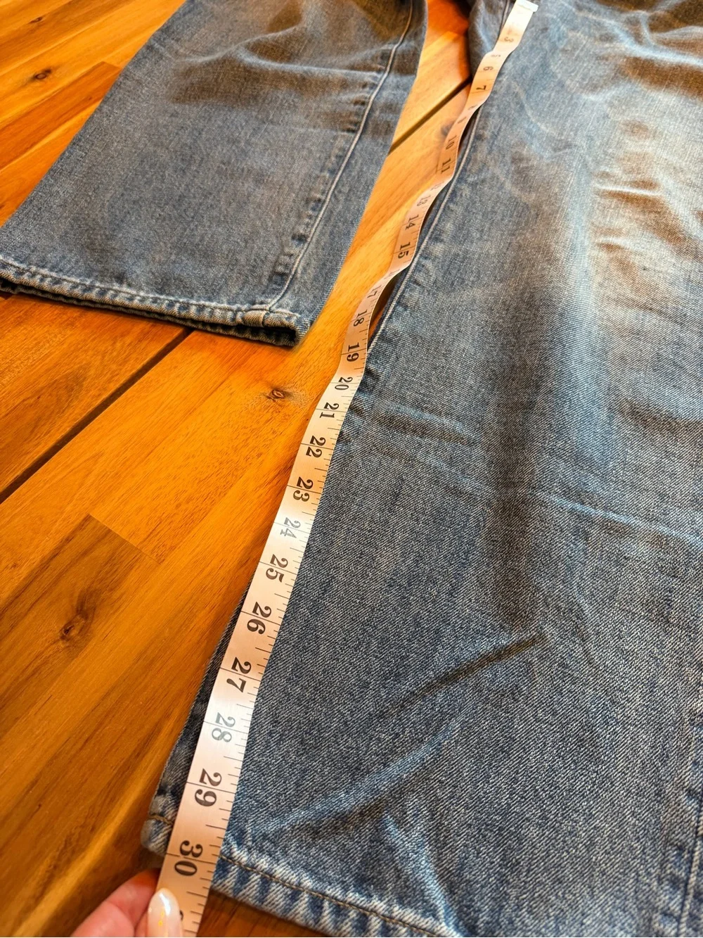 J.Crew ’84 Slouchy Jeans Size 31 Blue Mid Rise Straight Leg 100% Cotton